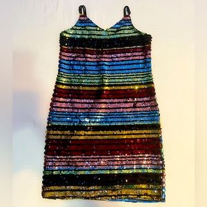 Formal Sequined Girls Dress